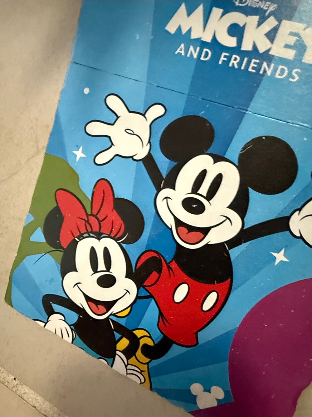🐭 Free with purchase 🐭Mickey and Friends   Vintage Happy Meal Box.